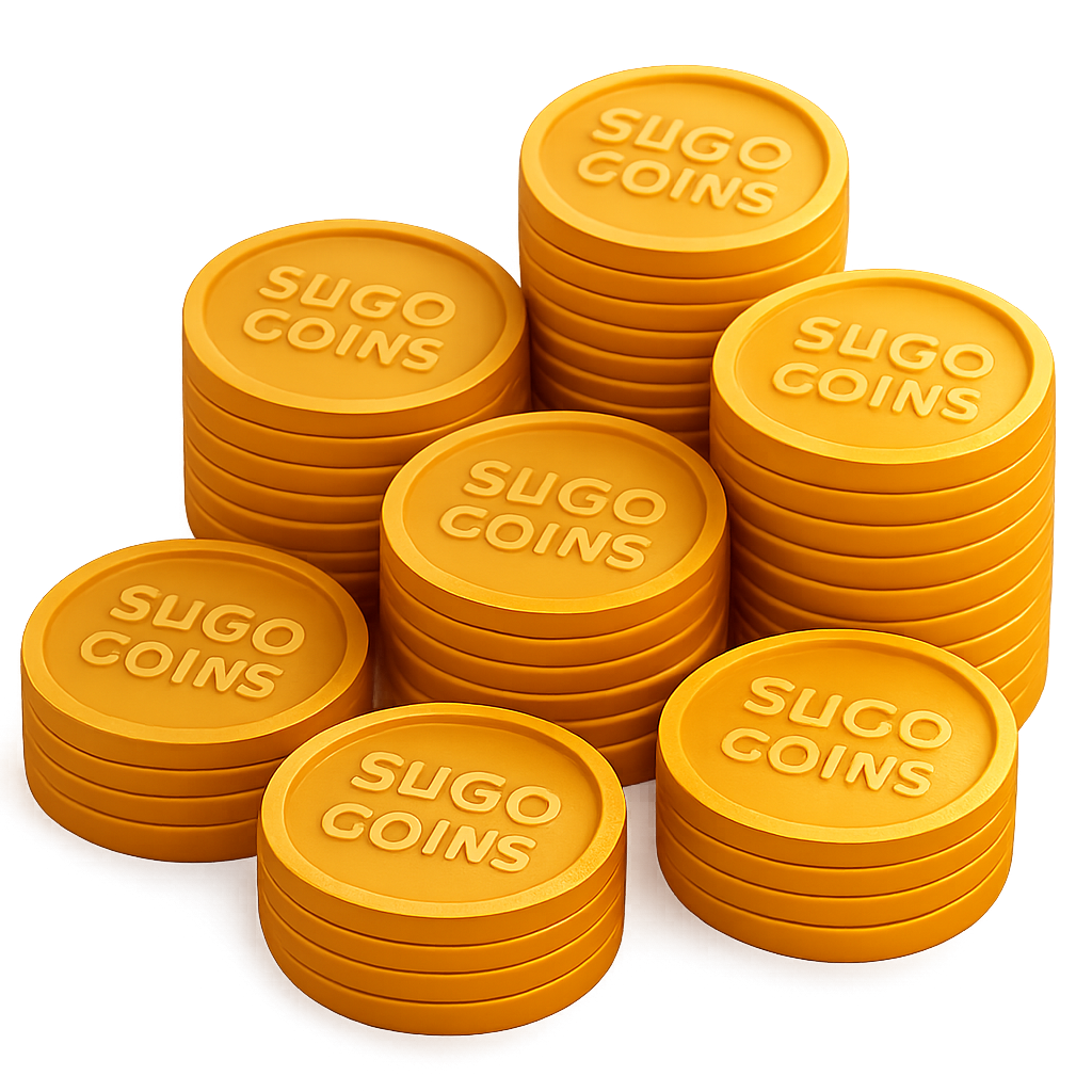 Sugo-Coins-Stapel